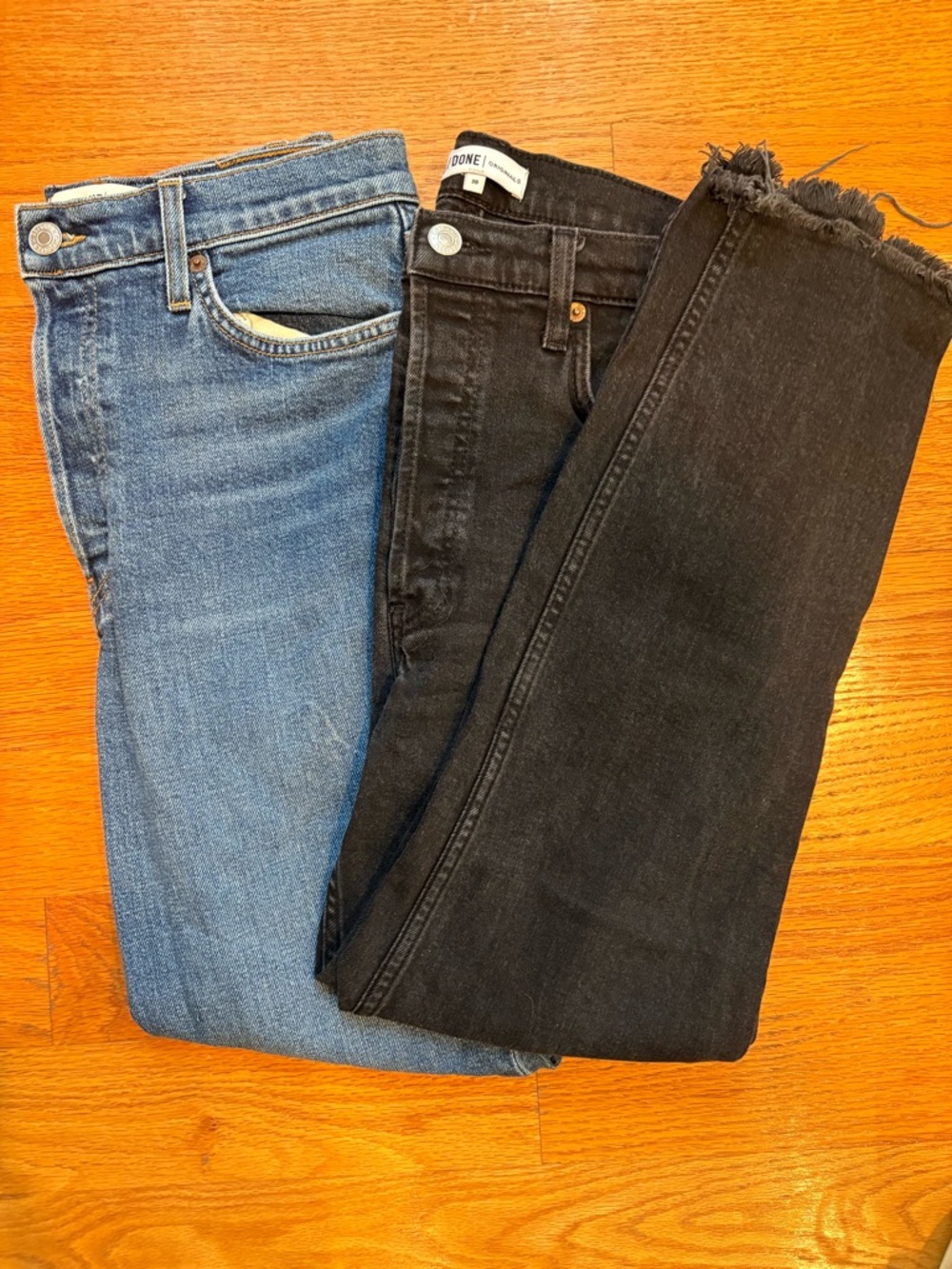 Re/Done Straight Jeans Duo